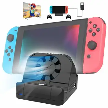 Портативна докинг станция за телевизор За Nintendo Switch, Док-станция за зареждане, която е Съвместима с официален Nintendo Switch и OLED